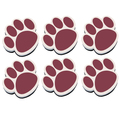 Ashley Productions Magnetic Whiteboard Eraser, Maroon Paw, PK6 10012